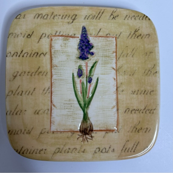 MWW 4” Mini Plate Set Spring Garden Bulbs - Picture 4 of 8